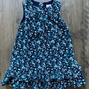 Janie and Jack Floral Corduroy Dress